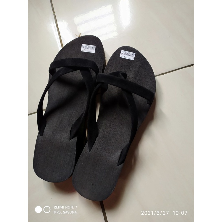 Sandal Wedges Spon KN 02 Silang Sendal Wadges Spon Jepit Wanita Tali Silang Sendal Dewasa Terbaru