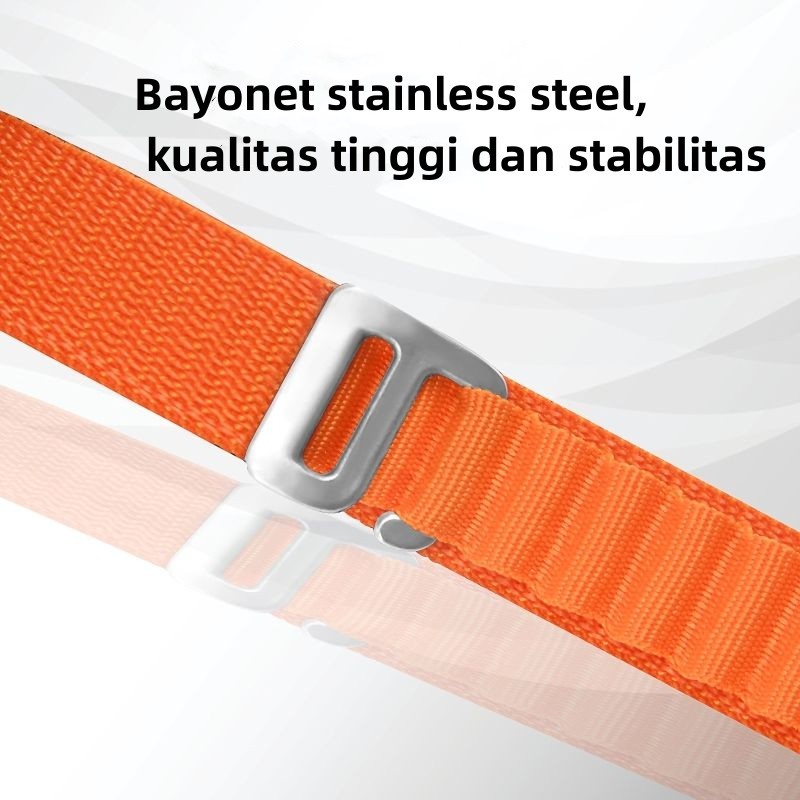 Nylon Strap  Xiomi Miband  3 4 5 6 7  Pengganti Tali Model Sproty