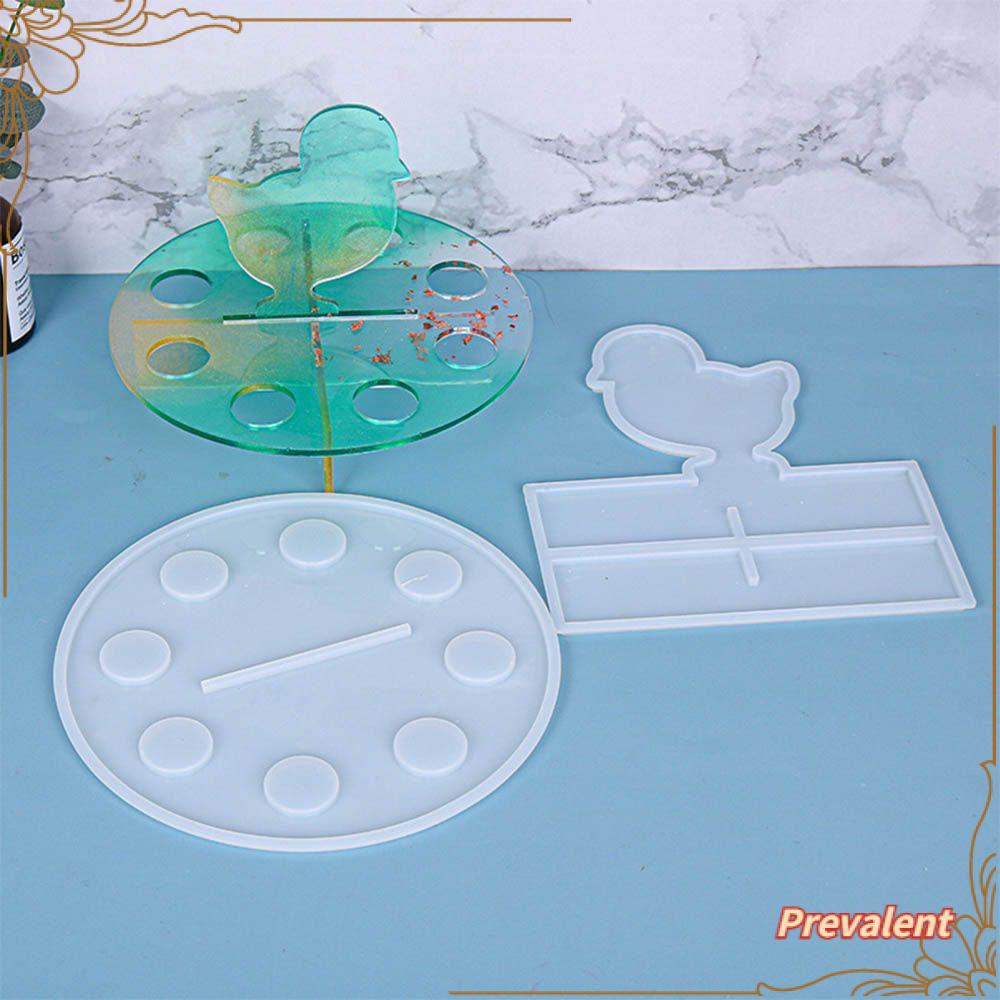 Preva Tray Ayam Cetakan Silikon Cetakan Ayam Kerajinan Lucu DIY Rak Penyimpanan Cetakan