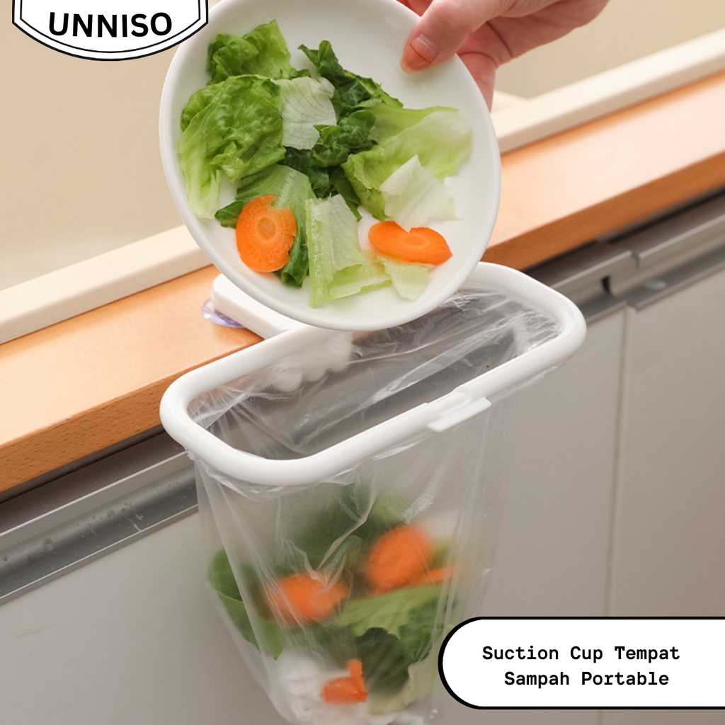UNNISO - Suction Cup Tempat Sampah Portable