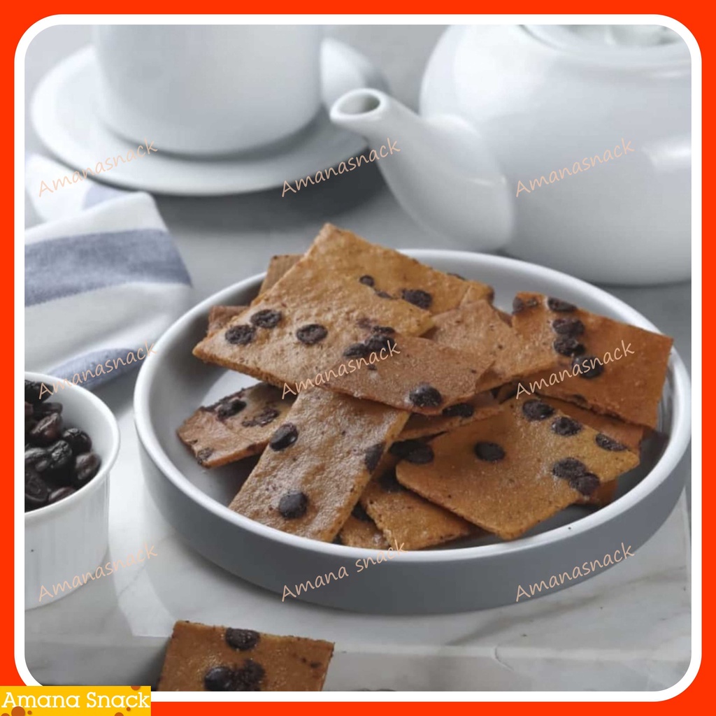 Keripik Brownies BRONCHIPS - Choco chips, Green tea, Keju, Kacang, Moccachino