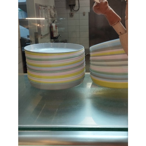 ORIGINAL Piring Plastik IKEA Kalas Set Isi 6 Warna Pastel KEKINIAN