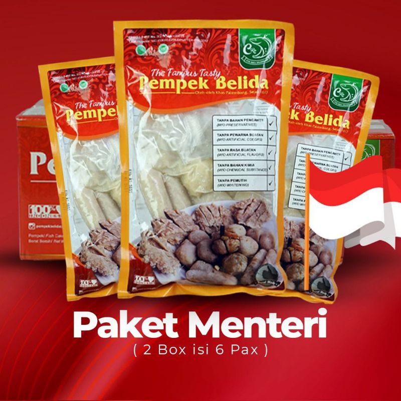 

Pavorit banget PEMPEK BELIDA 100 ASLI |Paket Mentri