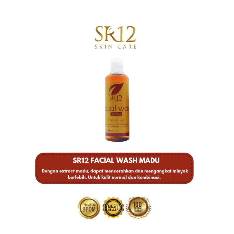 SR12 Facial Wash Madu