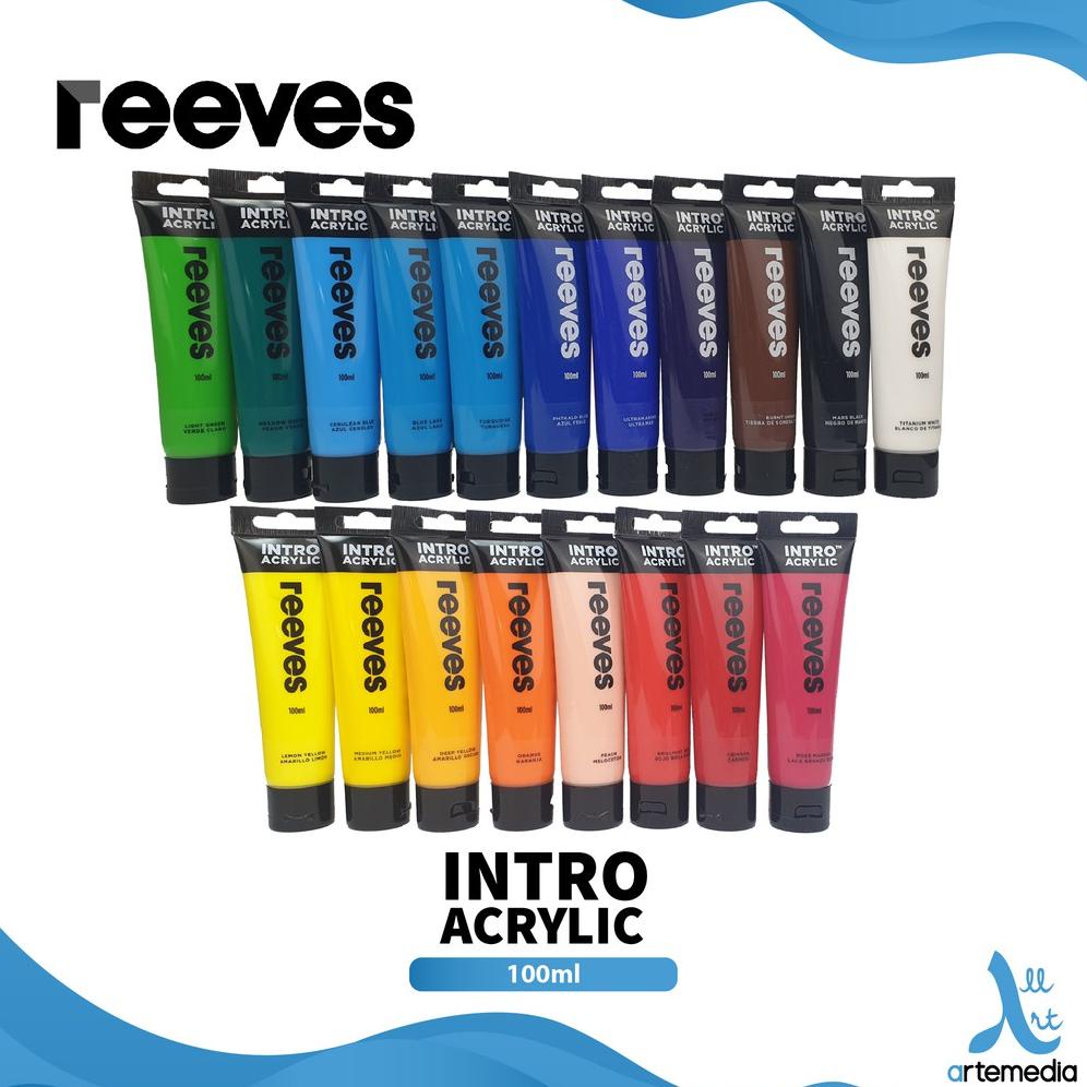 

BISA COD Cat Akrilik Reeves Intro 100ml Acrylic Paint Color