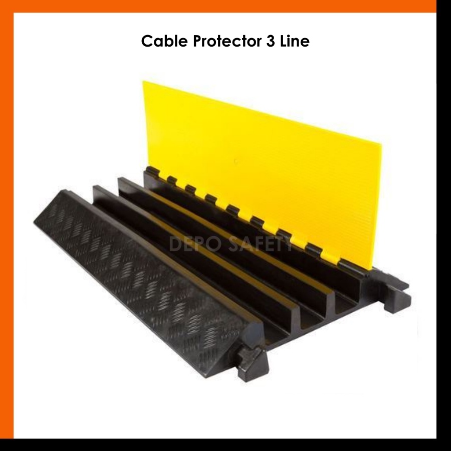 Cable Protector 3 line Pelindung Kabel Jalan 3 Jalur Lubang