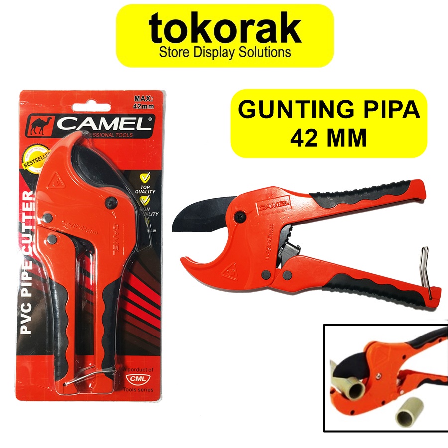 GUNTING PIPA PVC 42 MM CAMEL PIPE CUTTER - GUNTING PARALON PRALON