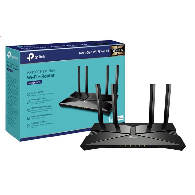 Router Wifi TP-Link Archer AX10 AX1500 Wi-Fi 6 Router