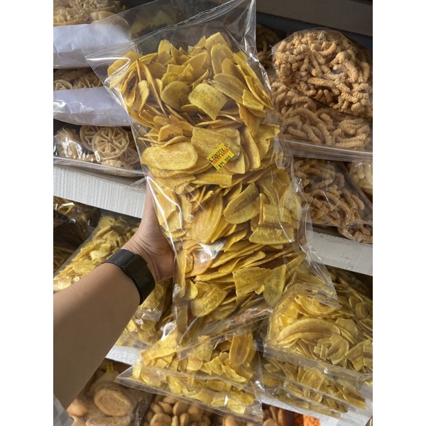 

Kripik Pisang Asin 500gr
