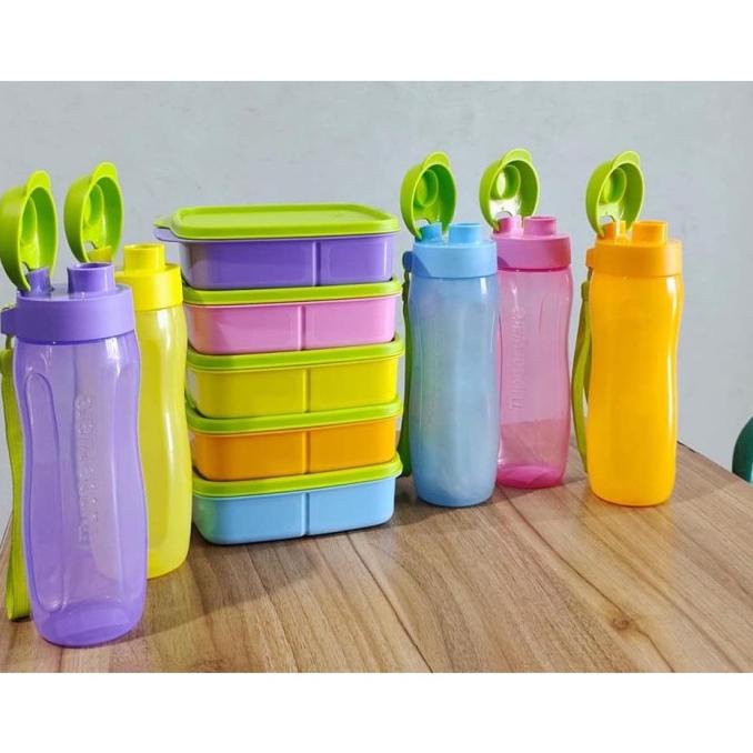 Tupperware paket lolly tup dan eco bottle 500ml 2pcs
