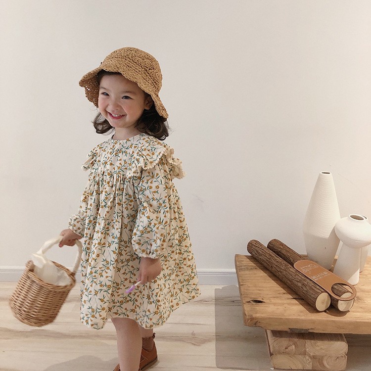 2-6thn | DRESS ANAK KOREA PESTA ELEGAN FORMAL PEREMPUAN MDD MK