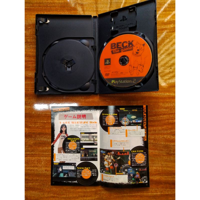kaset ps2 ori beck, kaset ori ps2 beck, kaset original ps2