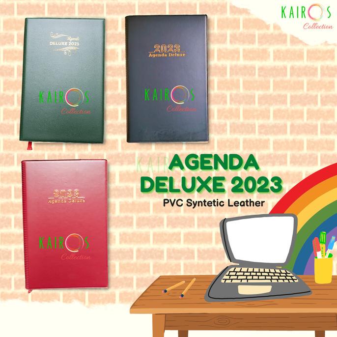 

AGENDA DELUXE 2023 ANEKA WARNA COVER LEATHER