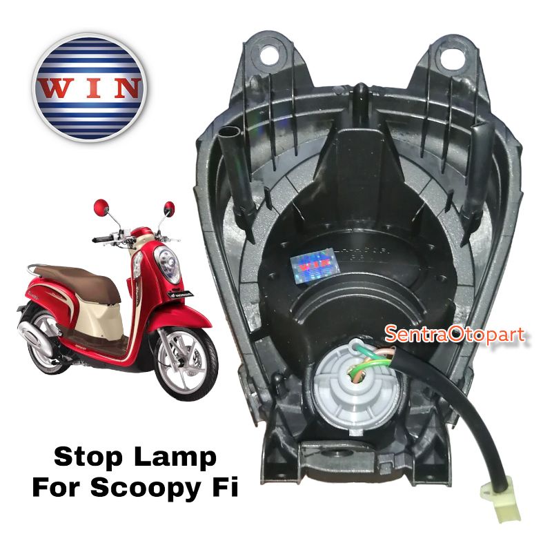 Stop lamp assy lampu stop scoopy fi injeksi old win