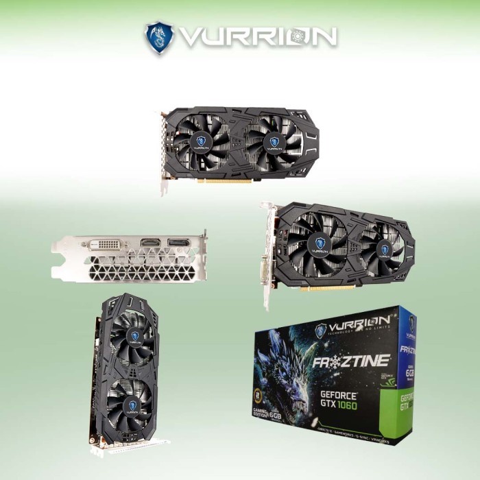 VGA NVIDIA VURRION FROZTINE GTX 1060 6GB GDDR5 192 BIT