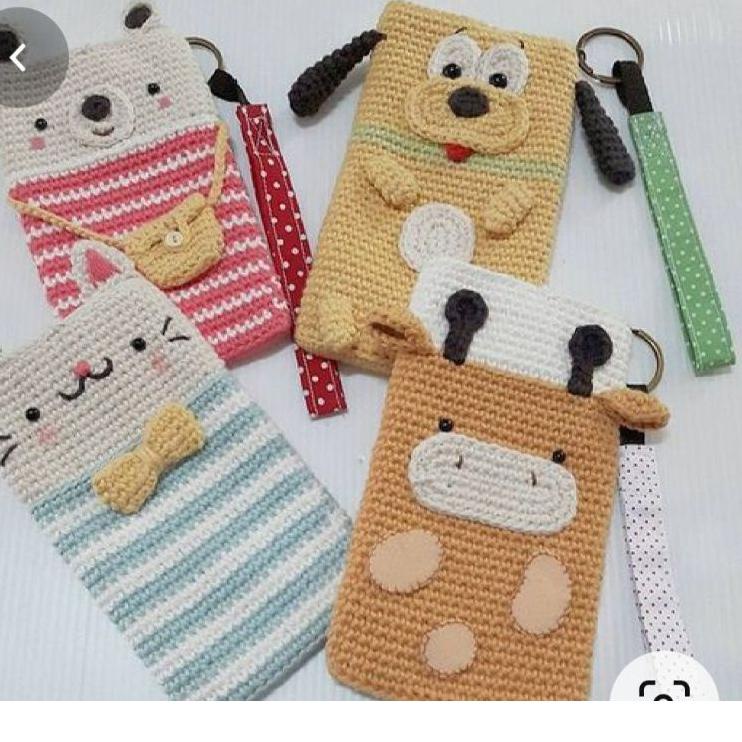 (V-5-U㊚) INNER INER FURING DALEMAN TAS HP RAJUT MAKRAM TALIKUR premium