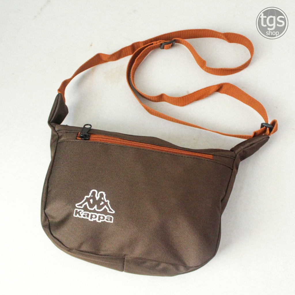 Tas Selempang Bahu Pria Wanita Mini Keren Waterproof Bahan Kanvas