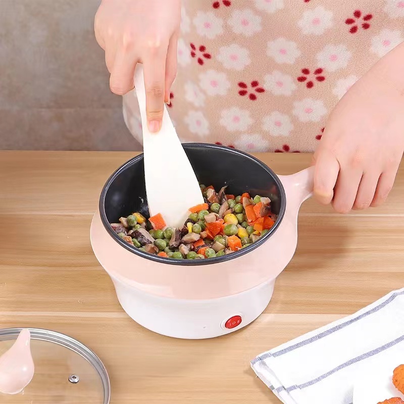 ❤Freedom❤ POT Listrik Panci Listrik Serbaguna 1.2L - Panci MultiFungsi - Panci Rebus Tumis Penggorengan Anti Lengket - Kompor listrik mini - Panci Mini