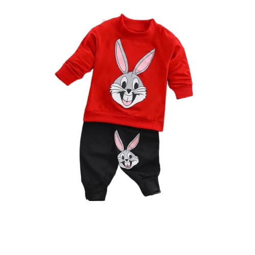 Setelan Baju Anak Laki Laki &amp; Anak Perempuan RED Rabbit