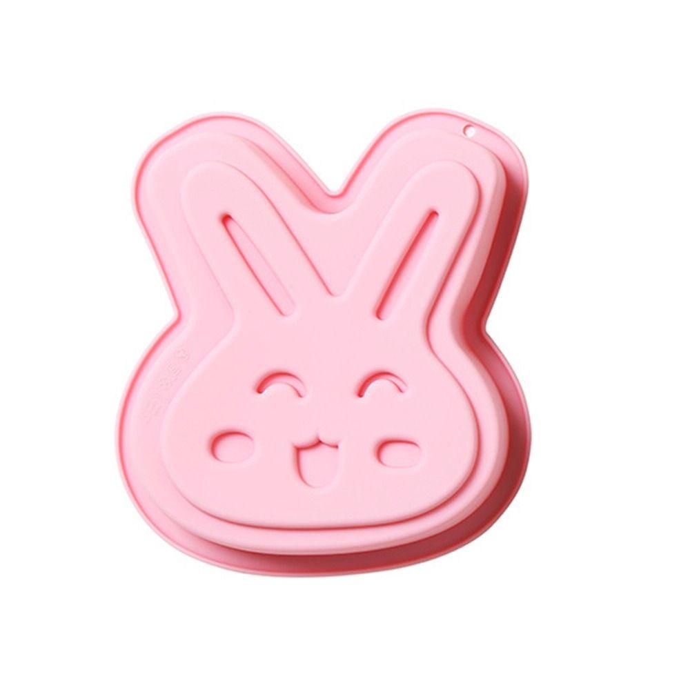 Preva Large Easter Rabbit Handmade Soap Mould Baking Pan Cetakan Silikon