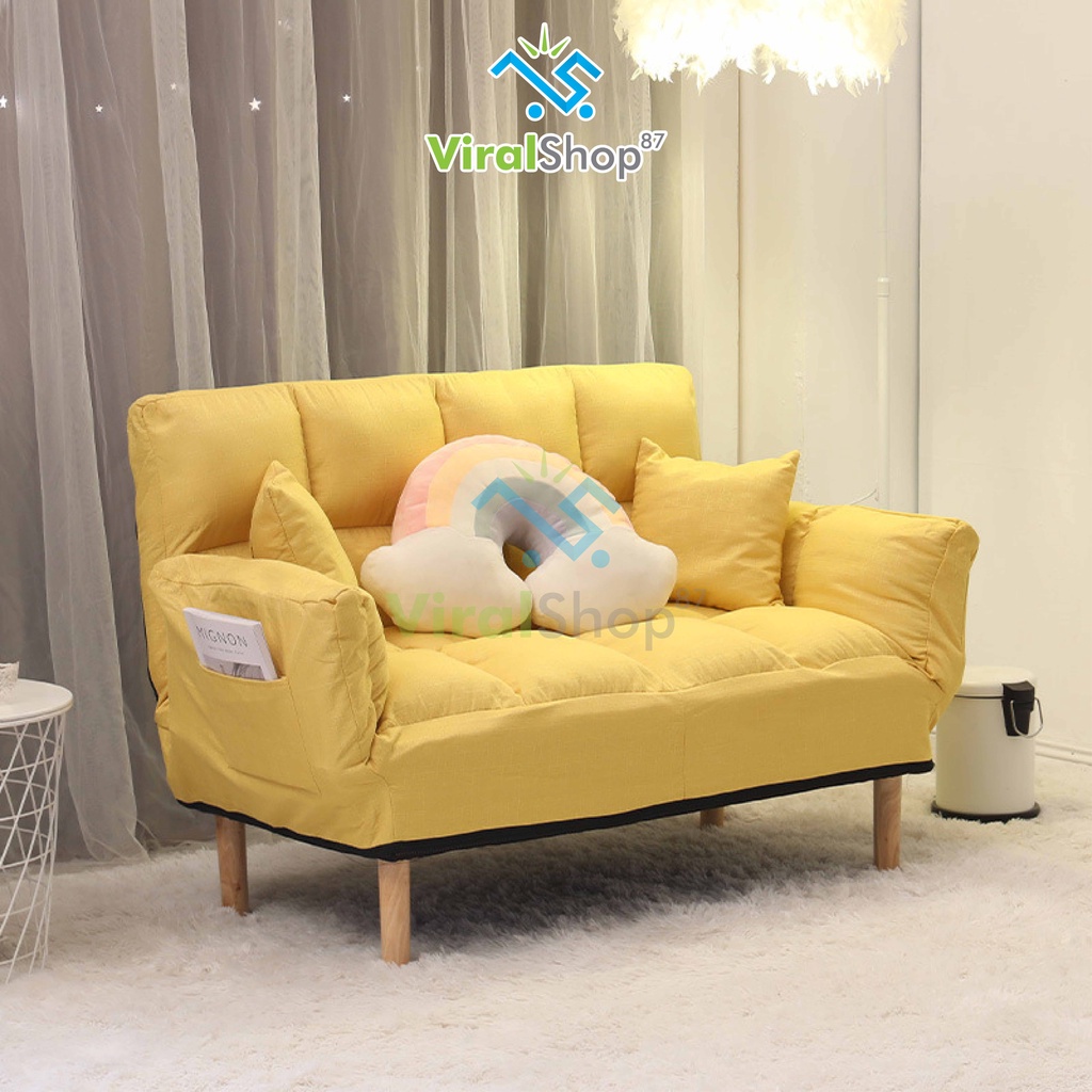 Jual Sofa Bed Minimalis Sofa Lipat Tempat Tidur Sofa Malas | Shopee ...