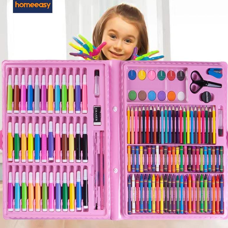 

HOMEEASY OIL PASTEL 150PCS CRAYON SET PENSIL WARNA PENA CAT AIR 150 SET KUAS LUKIS KRAYON & PASTEL- CP4 TERLARISS...,,,,,