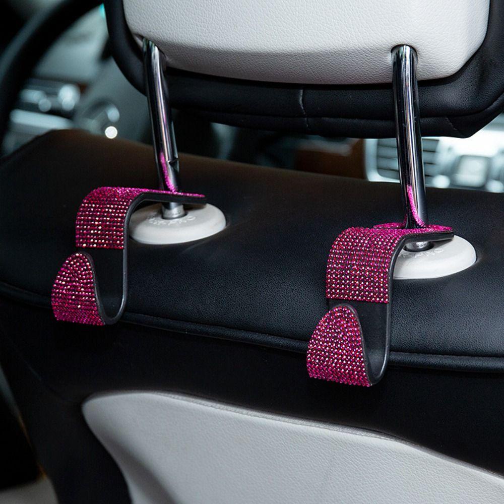 POPULAR 2pcs Kait Belakang Kursi Mobil Aksesoris Wanita Universal Headrest Tempat Penyimpanan