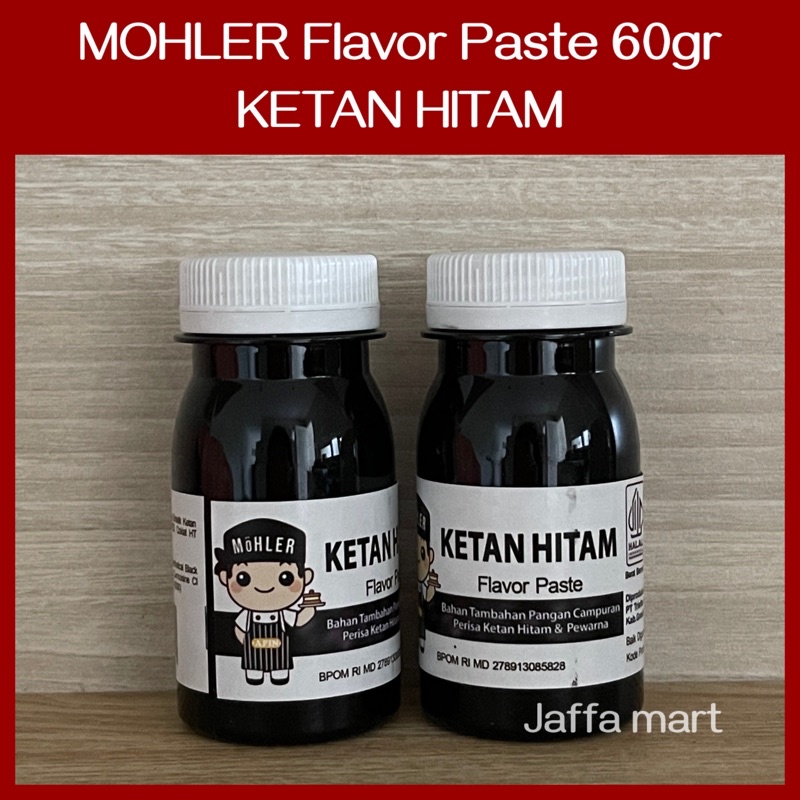 Pasta Perisa Pewarna MOHLER 60gr - KETAN HITAM