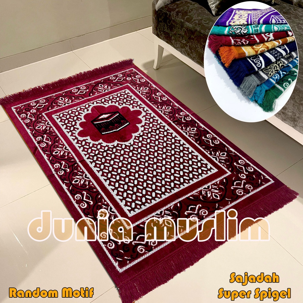 Sajadah Dewasa Sajadah Turki Premium Beludru Super Tebal dan Halus 70 x 110 cm