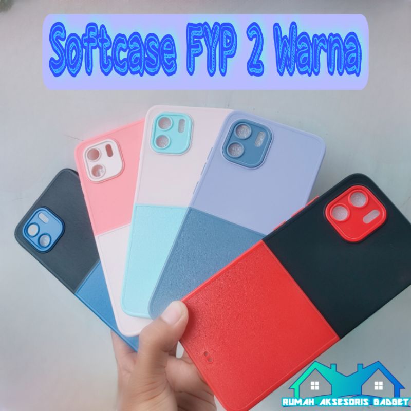 Softcase FYP 2 Warna OPPO A5S A7 F9 A12 A57 2022 Reno 7 8 4G A36 A76 A96 A1K A3S A15 A15S A16 A77S kombinasi pelangi