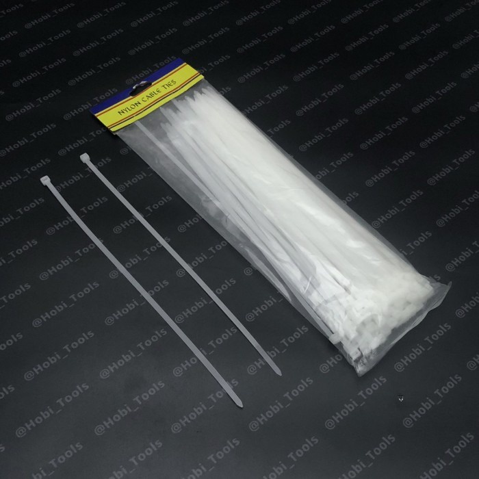 

KABEL TIES PUTIH 4.8 X 30CM - ZIP TIES 4.8 X 300 MM