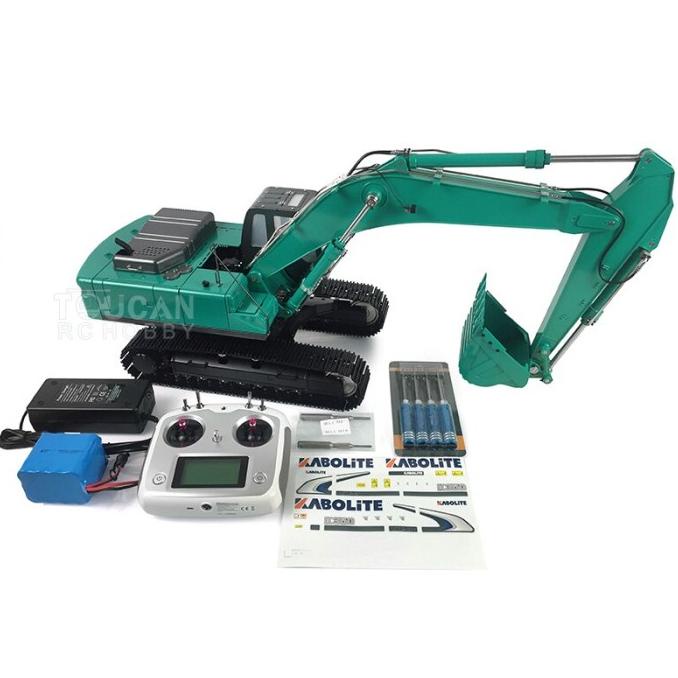 Huina K350 Kabolite Rc Excavator Ekskavator Hidrolik 1/14 Full Metal