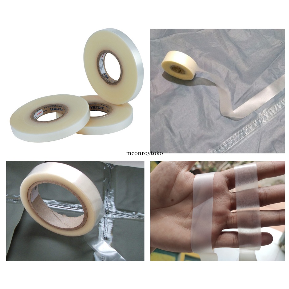 SEAL PENAMBAL JAS HUJAN SEAL PENAMBAL TENDA SEAM SEAL TRANSPARAN PENUTUP JAHITAN SEAM SEAL TAPE WATE