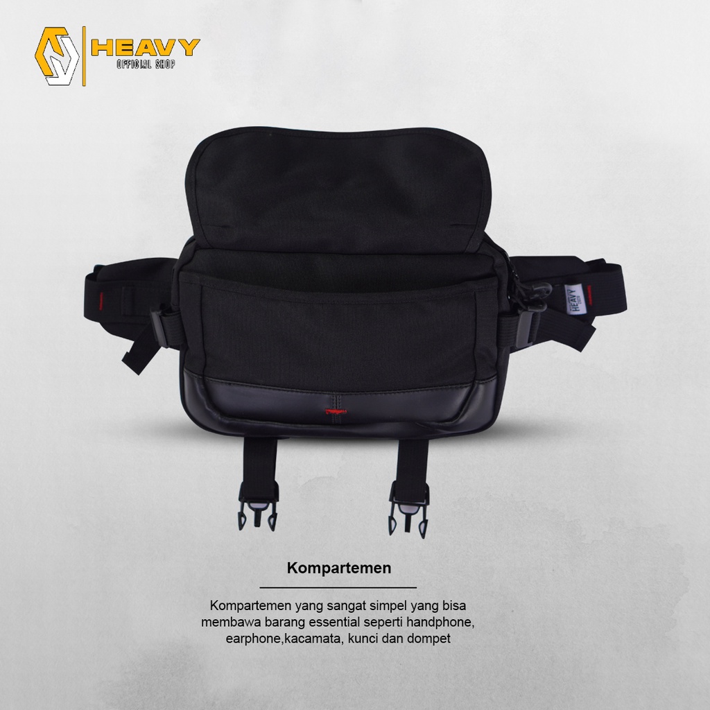 Tas Waisbag Heavy Premium - Tas Pinggang Pria Heavy - Tas Pria