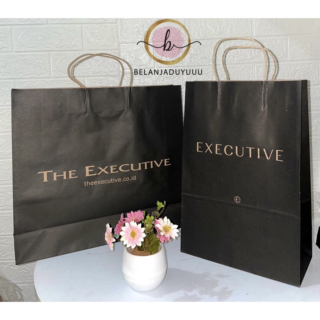 Paper Bag The Executive Original Store New Series Pembungkus Kado