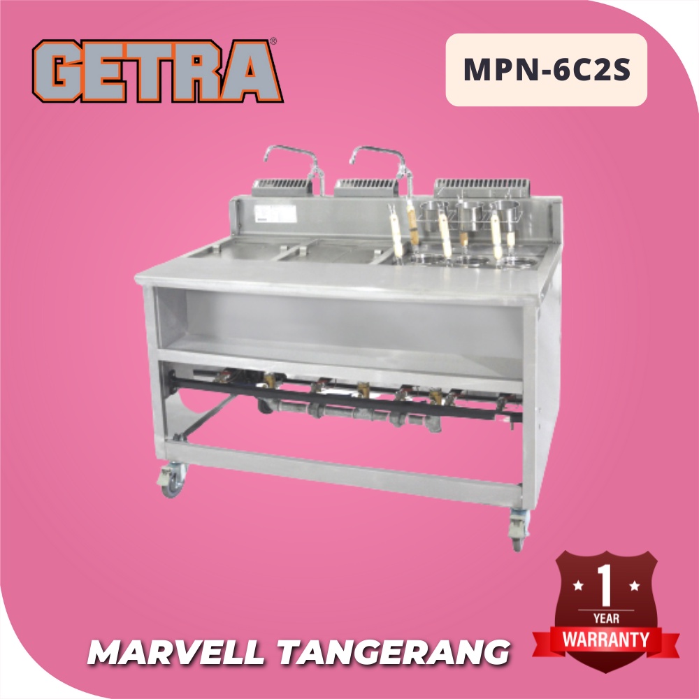 MESIN REBUS MIE GETRA MPN-6C2S MESIN MIE AYAM 6 LUBANG LOW PRESSURE