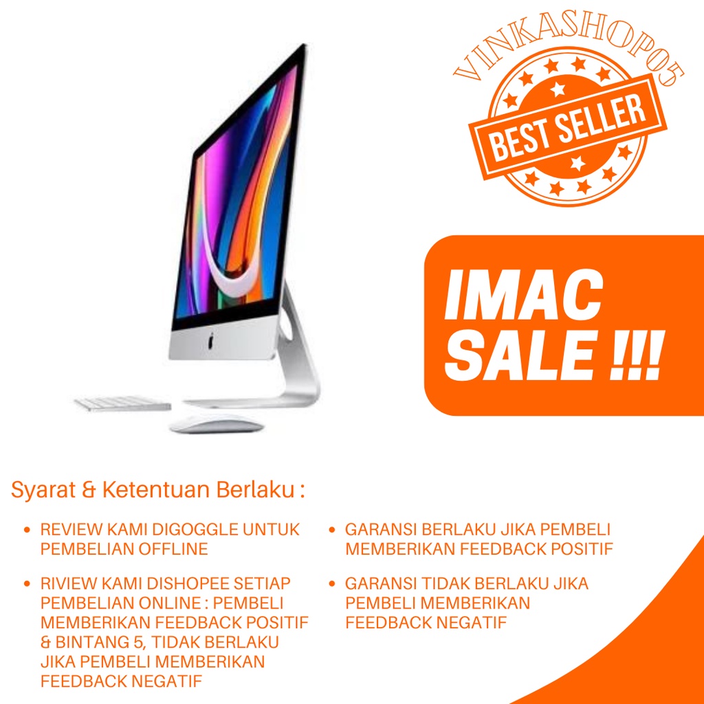 iMac Slim 27 inch Late 2013 Core i5 3.2GHz Ram 8 GB Hdd 1 TB