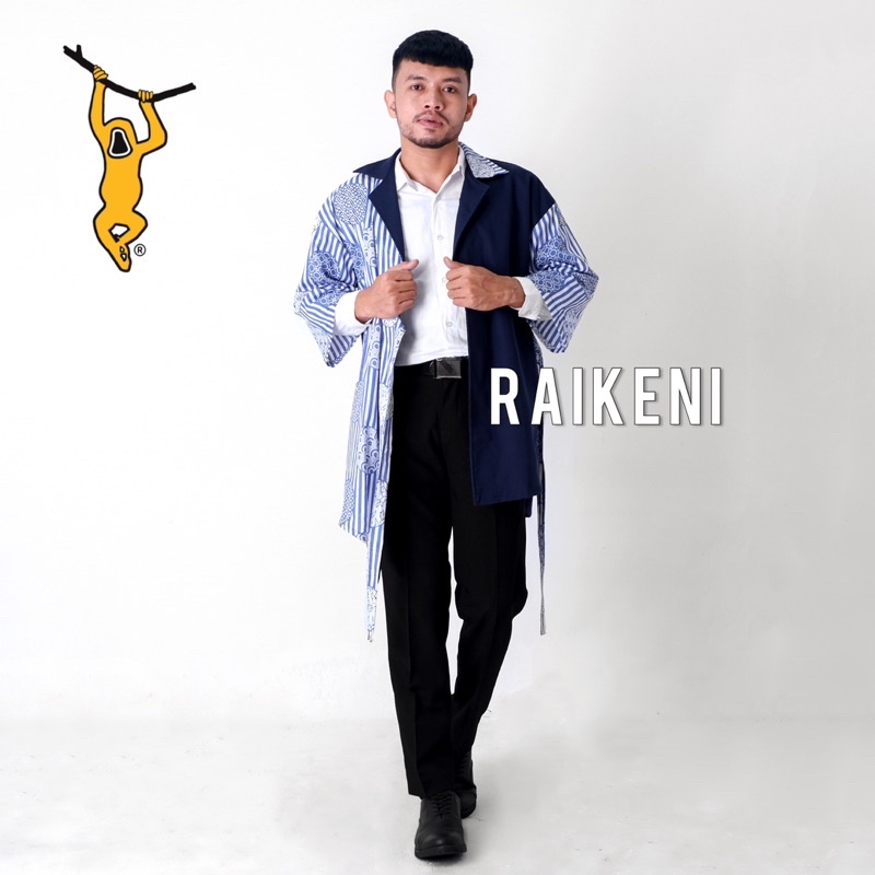 baju RAIKENI Kimono Designer | Kimono Tradisional | Outer Traditional Pria | Outer Batik Pria | Card