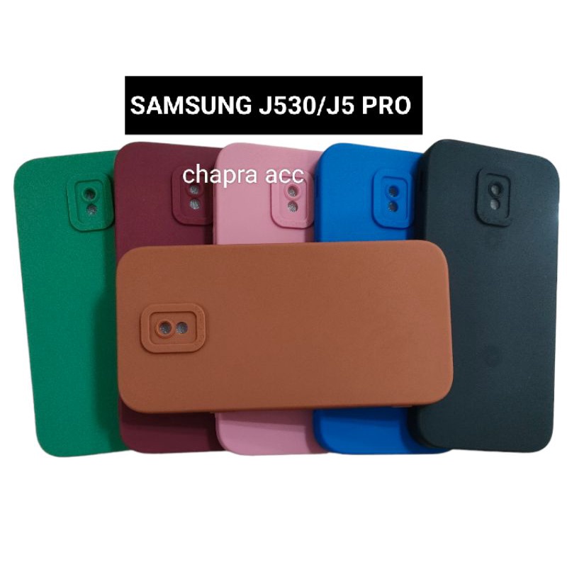 Type Hp Samsung J530/J5 PRO Soft case/slikon/kondom/case terbaru macaron pro camera/kamera