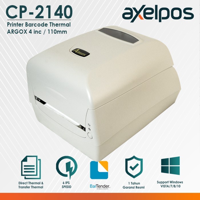 PRINTER BARCODE THERMAL LABEL RESI ARGOX CP2140 CP-2140 CP 2140