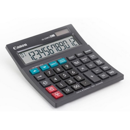 

CANON AS-220RTS KALKULATOR - CHECK & CORRECT KALKULATOR DESKTOP MEJA #ORIGINAL