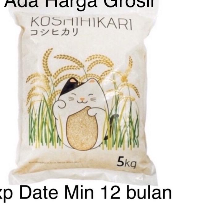 

BAYAR DITEMPAT✔️Koshihikari Koshihikari 5kg 5kg Beras Jepang Japan rice japanese Rice 5 kg koshihikari 5kilo EXPIRED Terbaru Japan|RA9