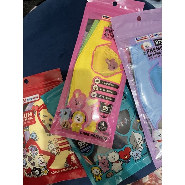 Masker Dewasa ALFAMART x BT21 (kemasan plastik)