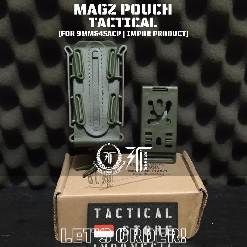 Holster Sarung Magazine Scorpio Kecil - Hijau