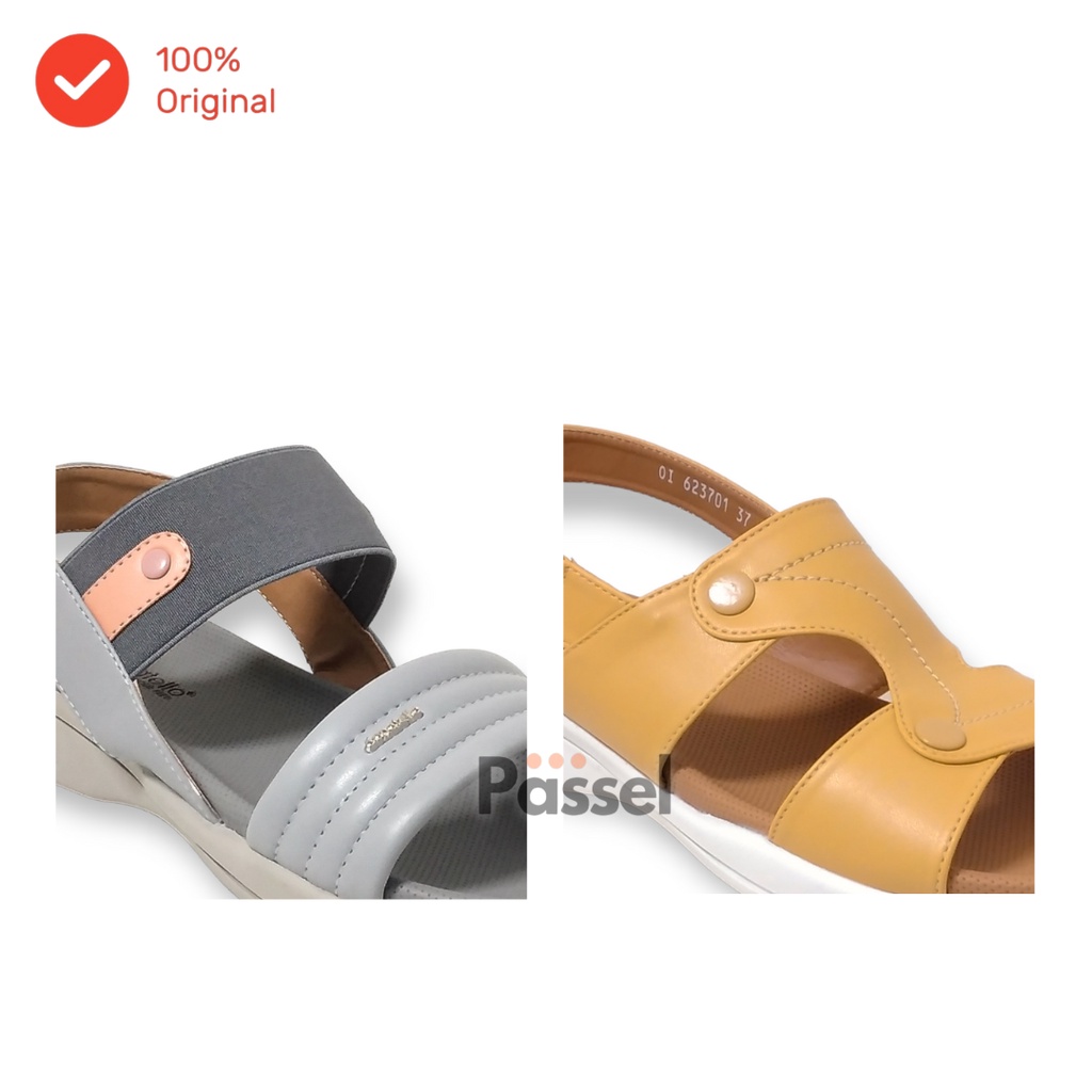 Donatello Sz. 36-40 Sepatu Sandal Tali Gesper Wanita Kasual | OI623701 / OI623702
