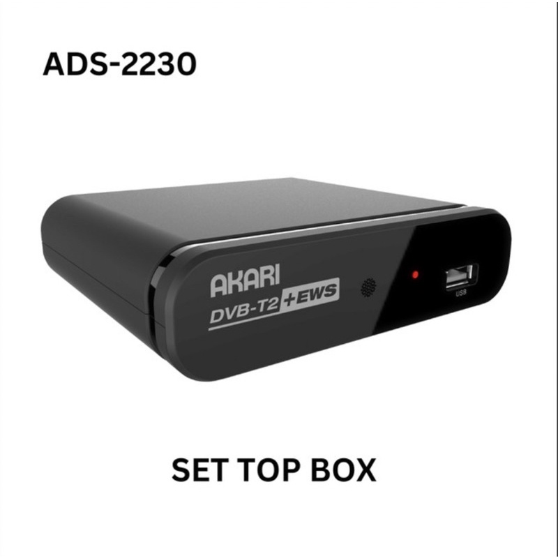 STB Akari set top box TV Reciever DVB-T2 ADS-2230