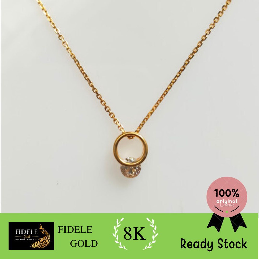 Kalung mata emas asli 375 kalung murah kadar muda