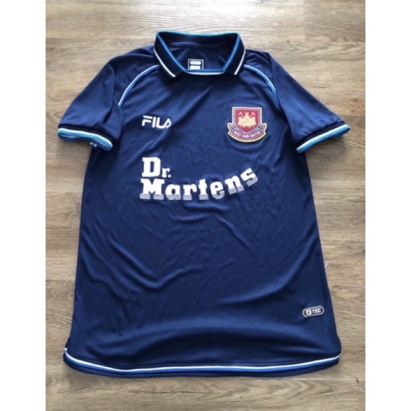 JERSEY RETRO GRADE ORI WESTHAM DR MARTENS NAVY BLUE