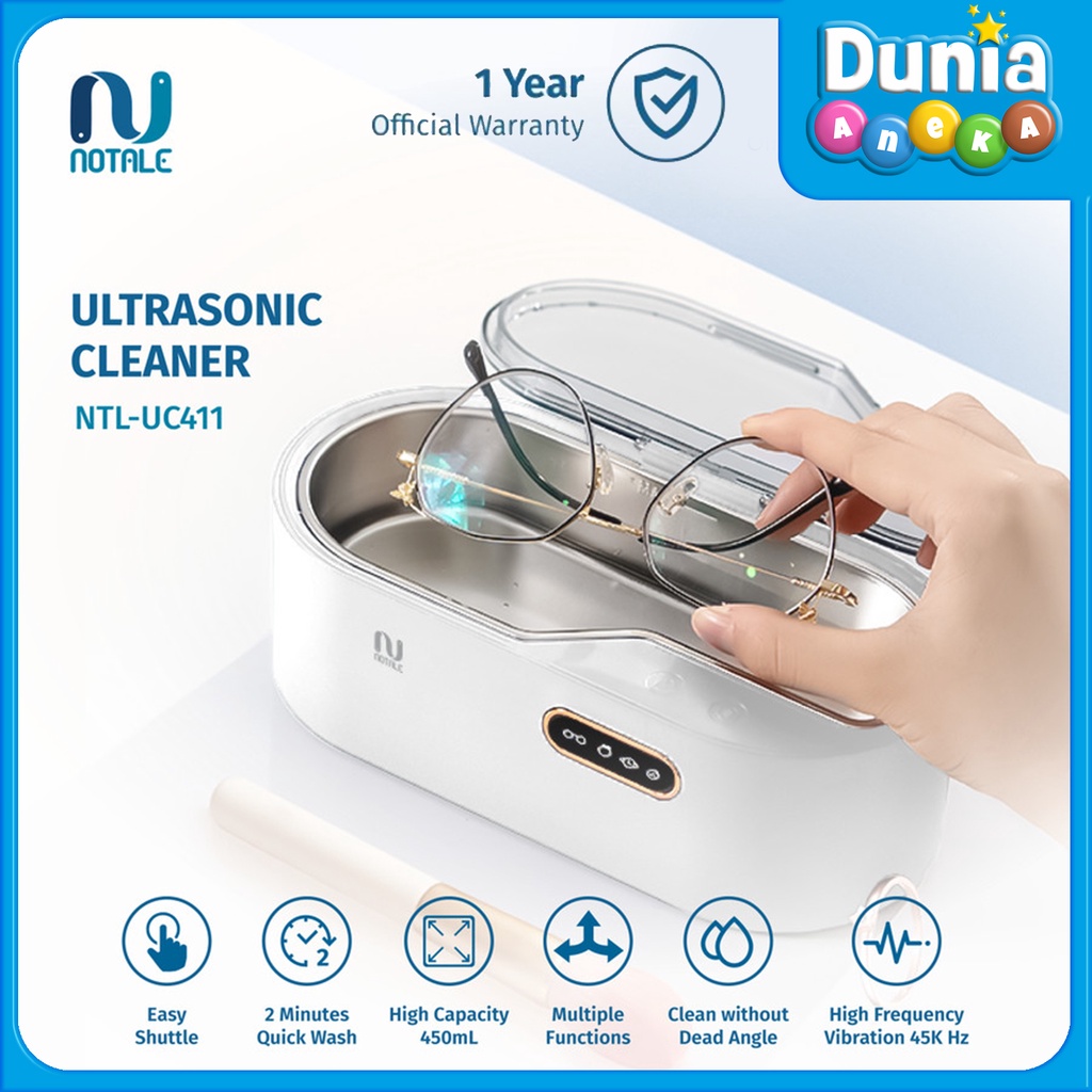 NOTALE PEMBERSIH KACAMATA DAN PERHIASAN ULTRASONIC CLEANER