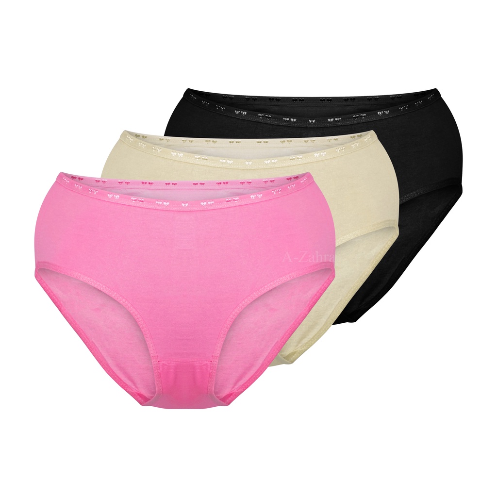 A-ZAHRA CELANA DALAM RUN SHA  HJ 2904 / CD WANITA POLOS / CELANA DALAM WANITA MURAH